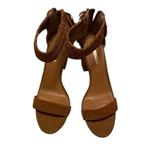 BCBGeneration tan suede heels, size 8